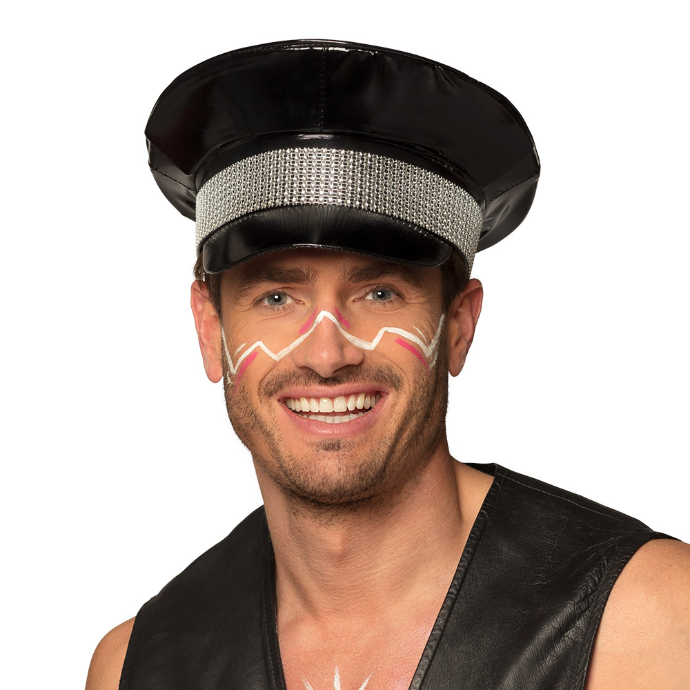 Casquette de Rock noire 