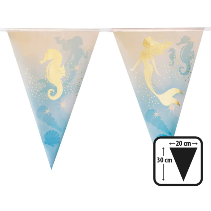 [BOL51000] Guirlande de fanions aluminium Sirène (4 m)