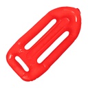 Red inflatable rescue board 73 cm
