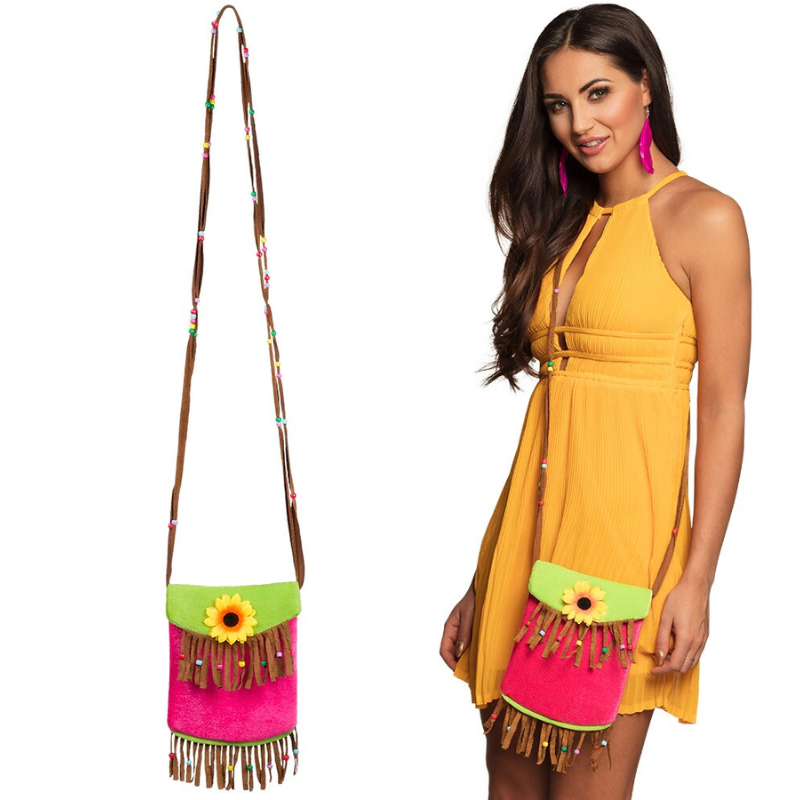 [BOL52270] Sac à main Flower Power Hippie