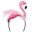 Serre-tête Flamant Rose avec plume