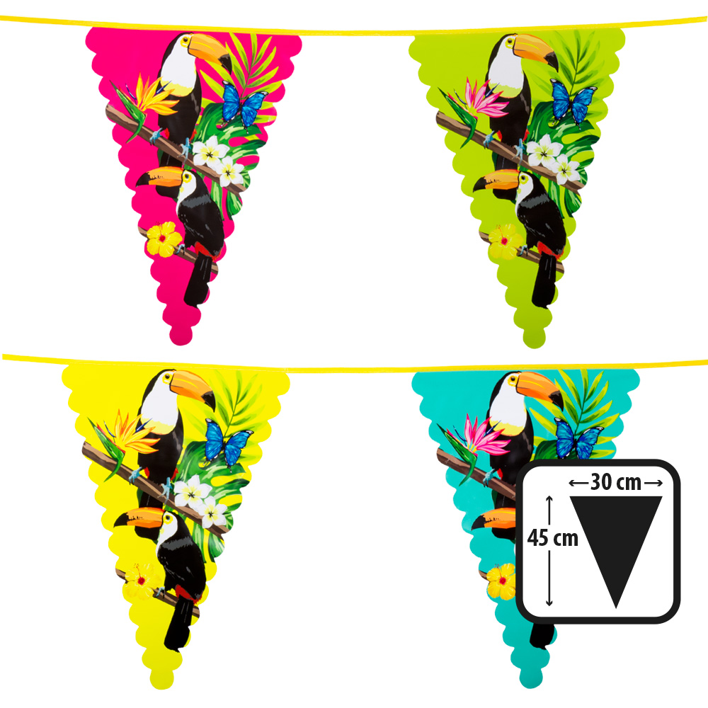 [BOL52570] Wimpelkette riesig Toucan (6 m)