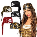 Chapeau rond de Pirate couleur ass.