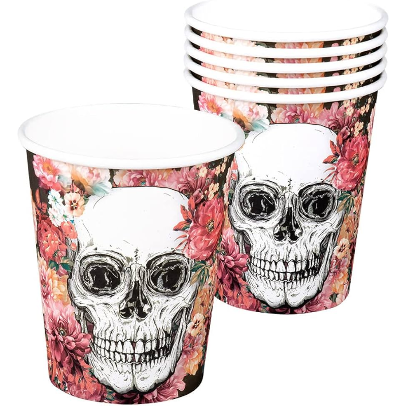 6 Gobelets jour des morts 