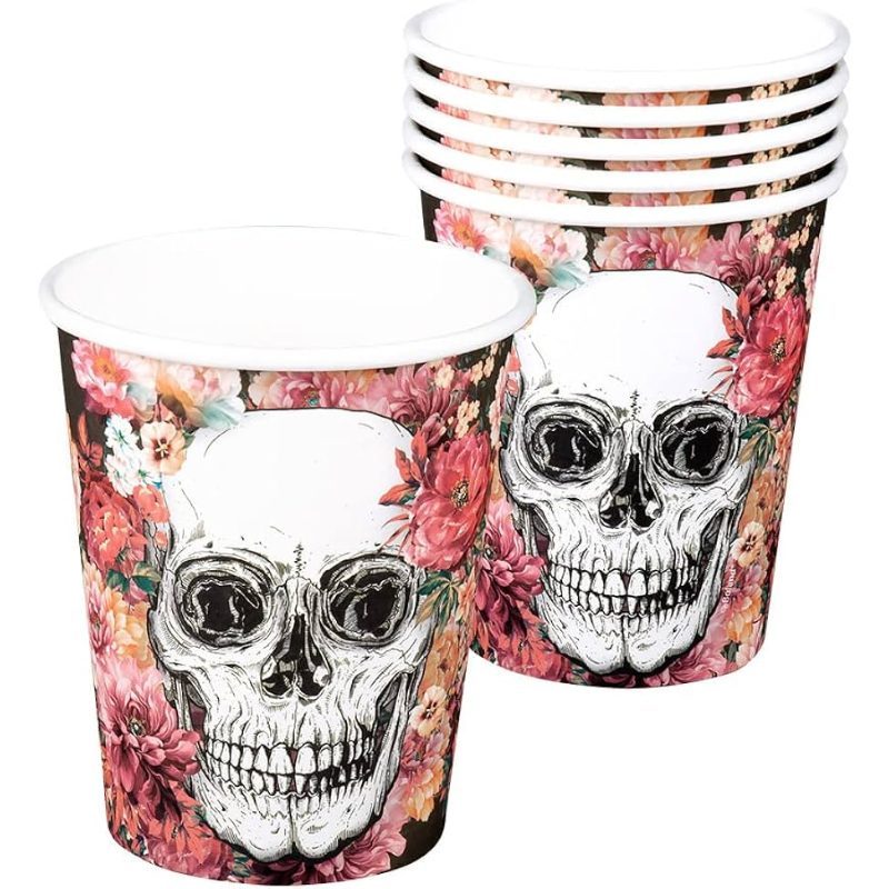 [BOL97077] Day of the Dead Cups, pack of 6