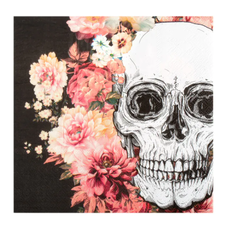 [BOL97088] Set of 20 Day of the Dead Paper Napkins