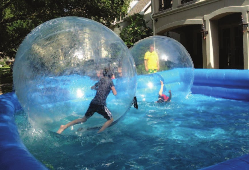 [A047 - Water Balls] Structure Gonflable Water Balls + Piscine