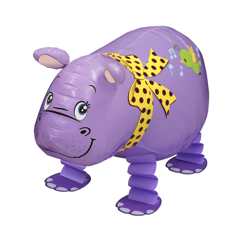 Walking balloon hippopotame 