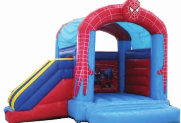 Structure Gonflable Spiderman couvert