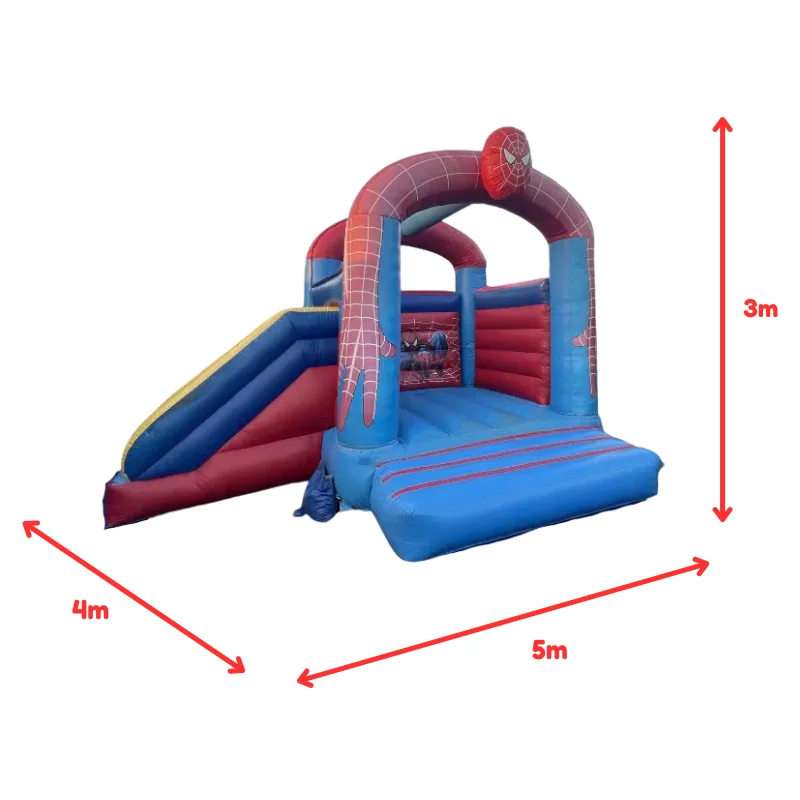 [A010 - Petit Spiderman] Structure Gonflable Spiderman couvert