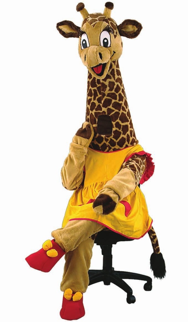 Mascotte La Girafe - Location