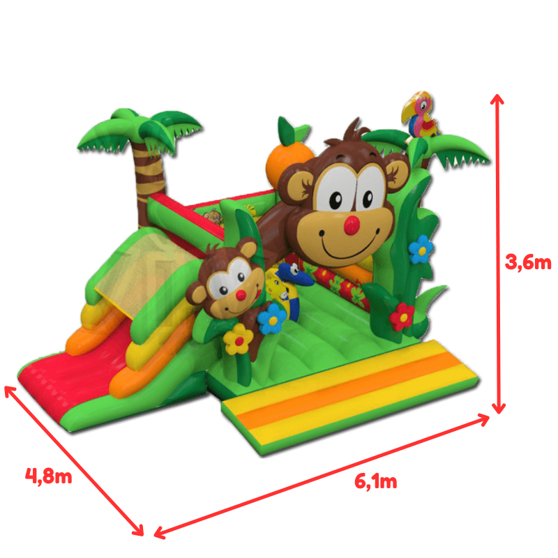 Structure Gonflable Monkey Jungle