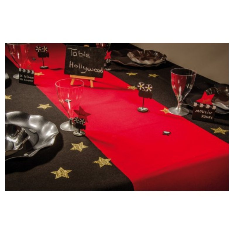 [CHA0868] Chemin de table tapis rouge 