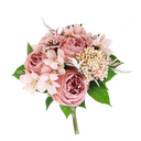 Bouquet de fleurs vieux rose 