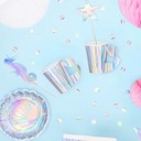 6 Gobelets Sirène irirsés