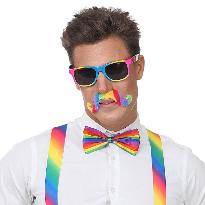 Moustache Arc-en-Ciel