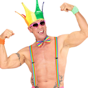 Bretelles Élastiques Arc-en-Ciel