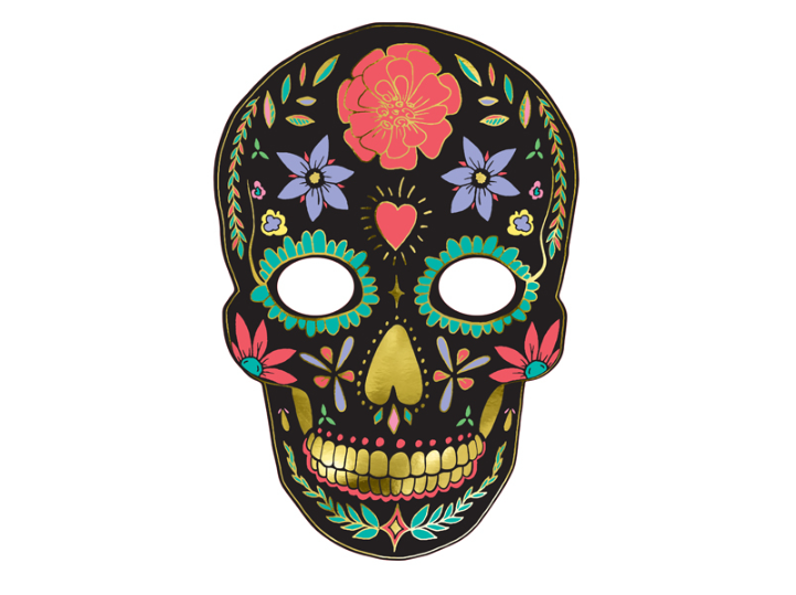 Masque 'Dia de Los Muertos'