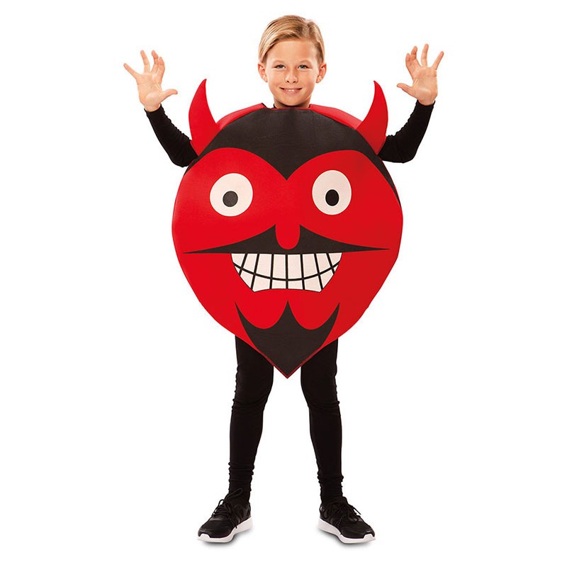[APTEU706604/T2] Rotes Teufel-Kostüm für Kinder