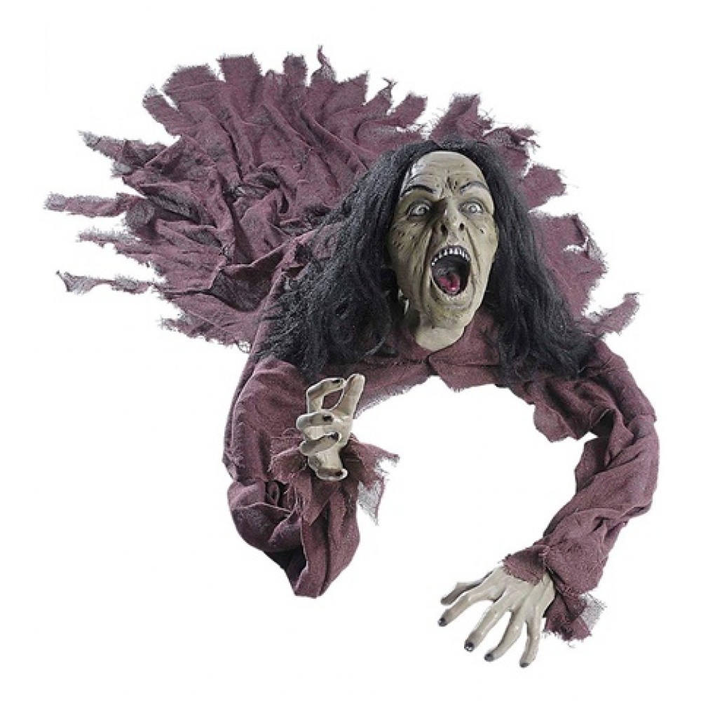 Décoration Sorcière  qui parle 160 cm