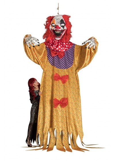 Décoration clown effrayant gigantesque