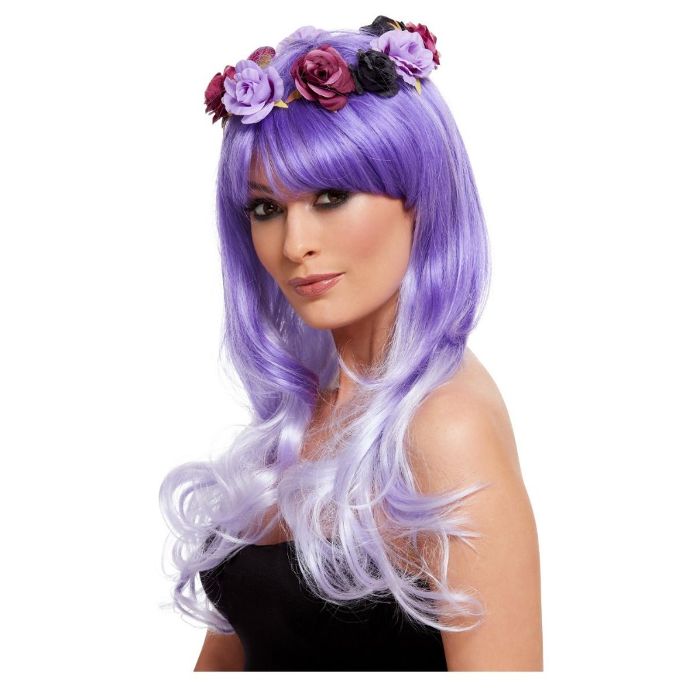 [SMI61120] Perruque glamour Jour des Morts de luxe