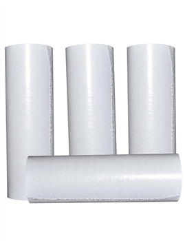 Lot de 4 rouleaux de 18 serpentins blancs lumière noire