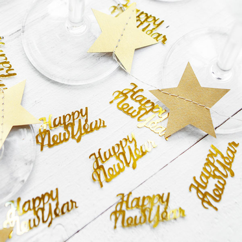 Confettis or "Happy New Year"