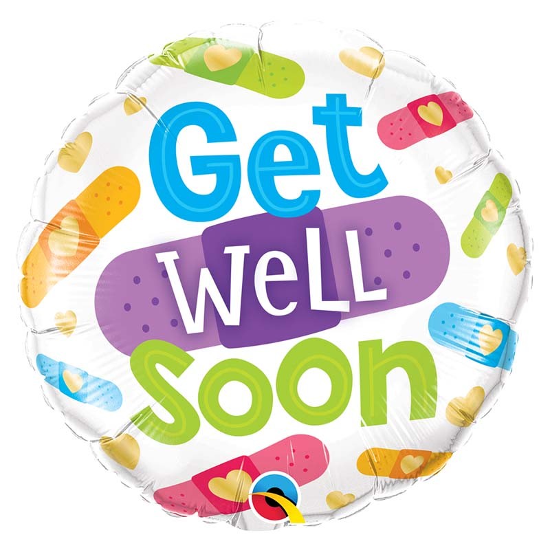 Ballon "Get Well Soon" 45cm