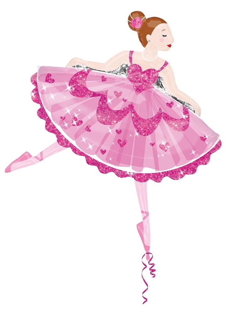 Ballon Aluminium Ballerine 88 cm