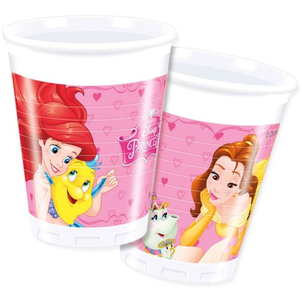 [FOL86678P] 8 Disney Princess Cups