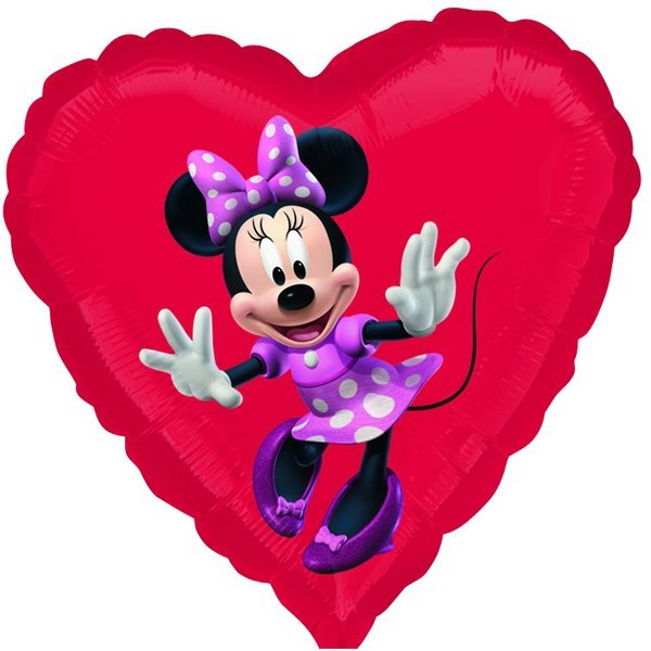 [AMS22944] Minnie Mouse Herz-Luftballon