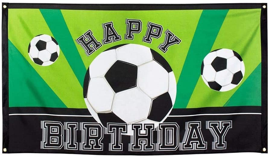 Fußballfahne "Happy Birthday"