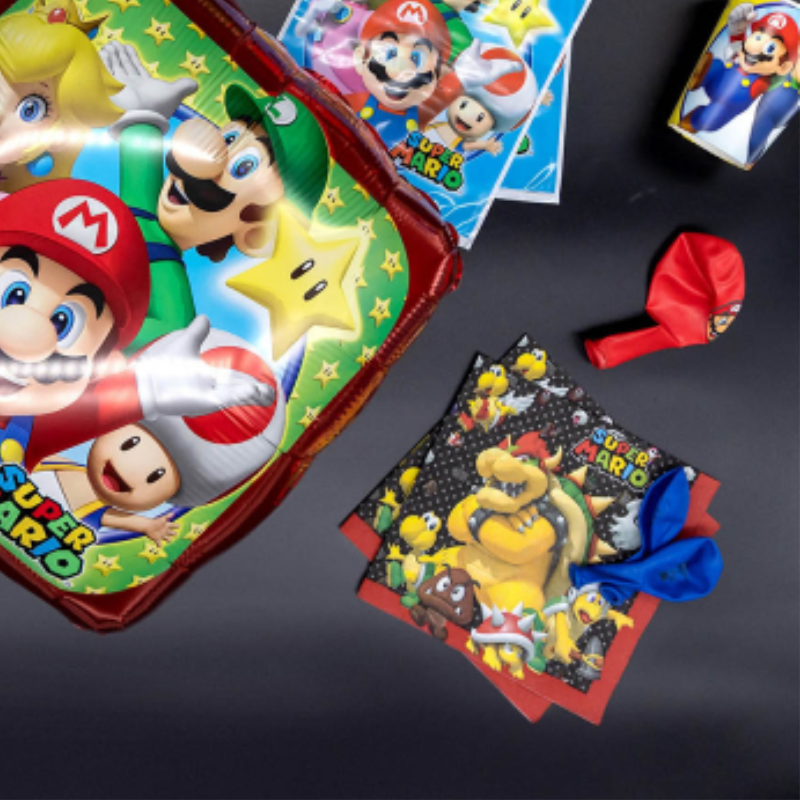 [AMS9901538] 20 Super Mario™ Napkins