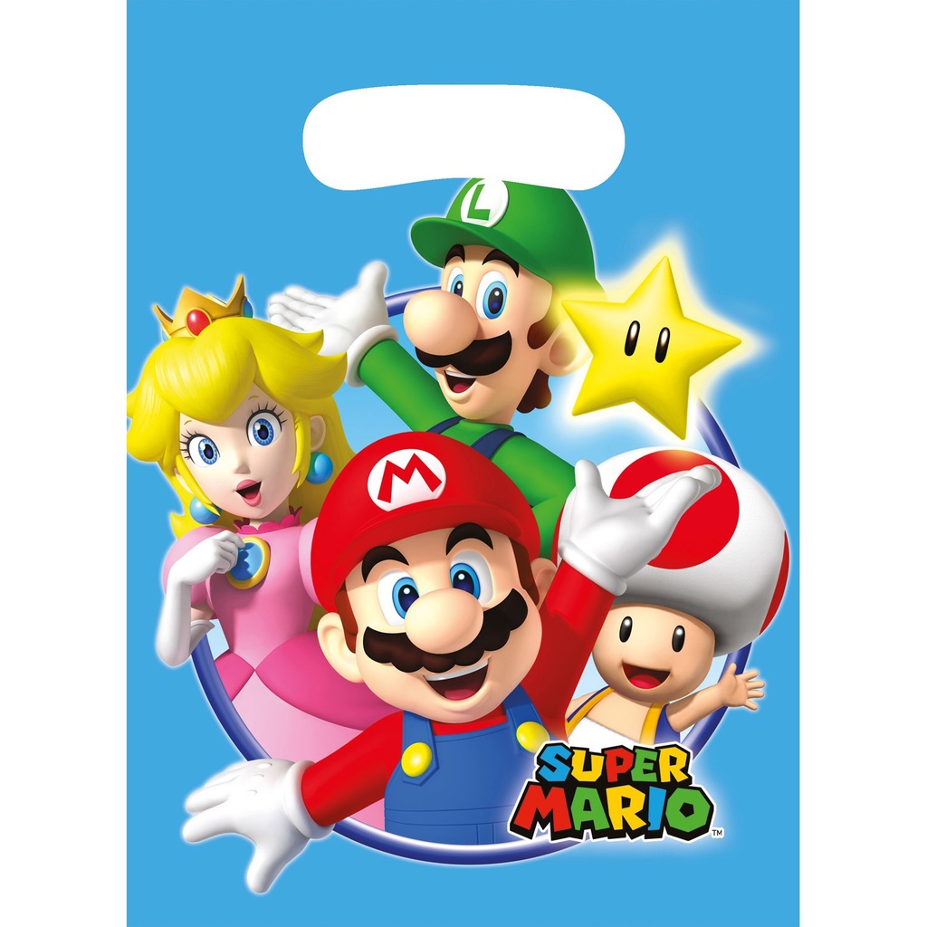 [AMS9901541] 8 Party Bags Super Mario