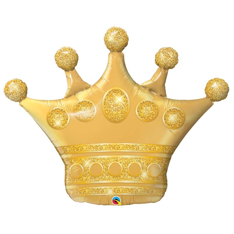 Ballon couronne dorée