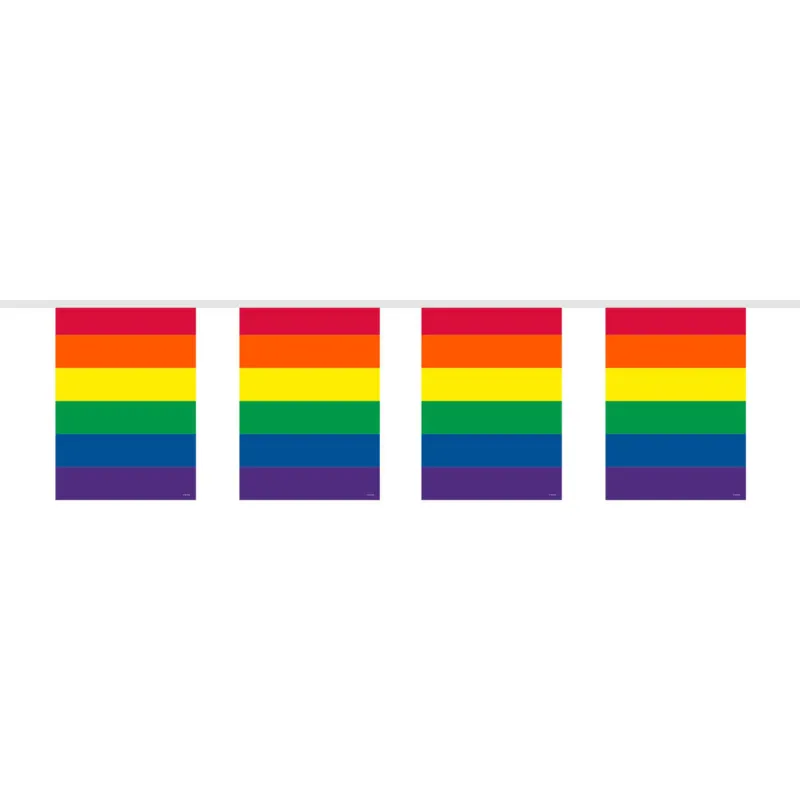 [FOL22623] Regenbogen-Wimpelkette
