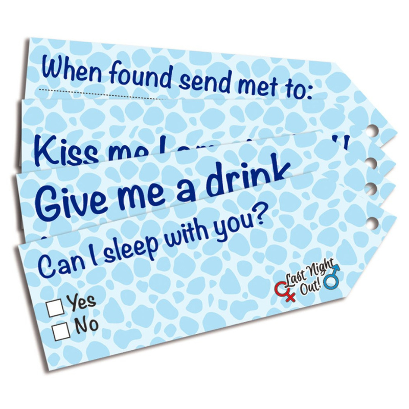 Ensemble de 8 coupons pour EVJF 