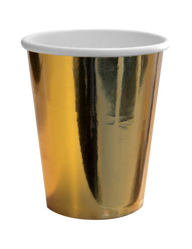 Gobelets Metallic Gold 350 ml /8