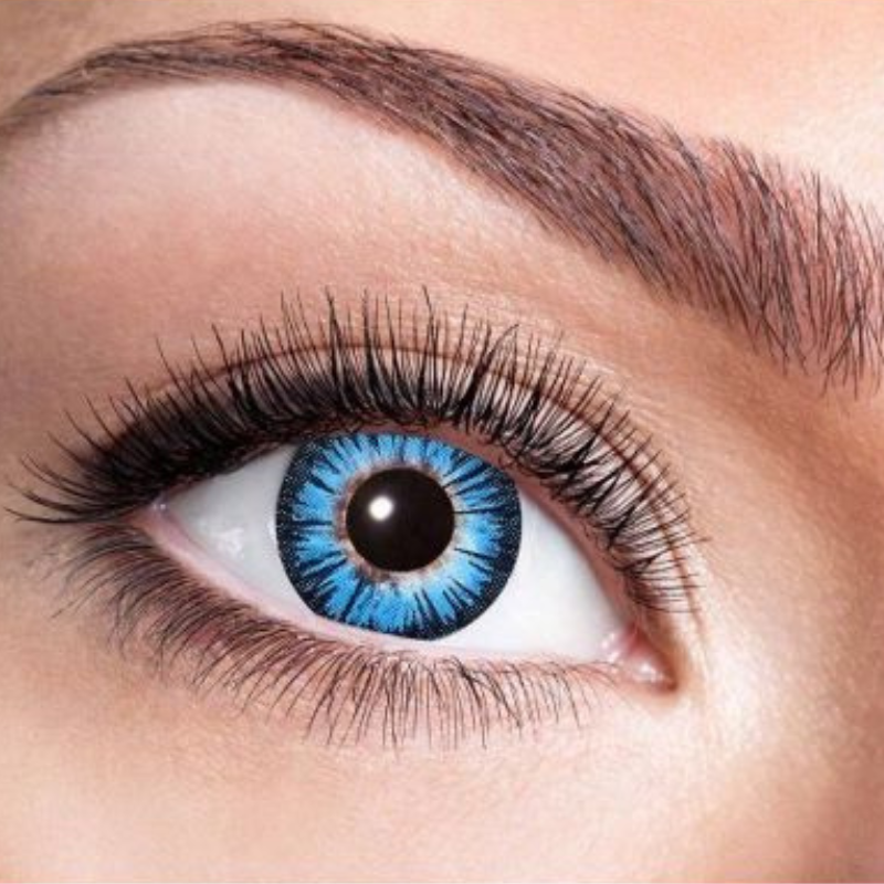 Lentilles fantaisies Big Eyes Blue - 3 mois