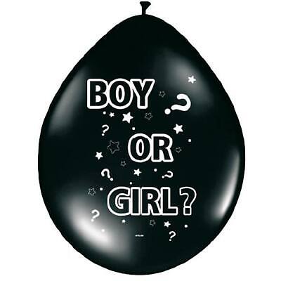 [FOL64135] 8 Ballons Latex 30 cm "Boy or Girl" - Sens Air