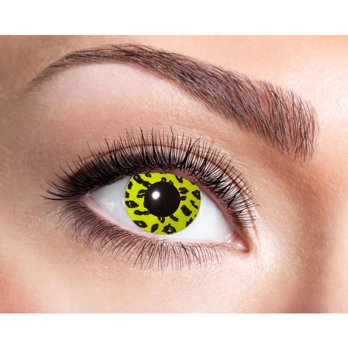 [ZOE84065141.660] Yellow Leopard Contact Lenses - 12 Months