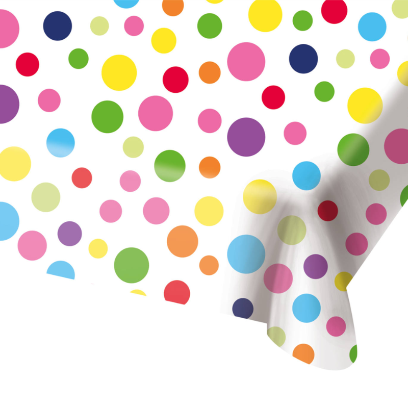 Nappe confettis multicolores