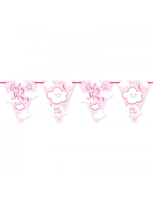 Guirlande Baby Shower Rose