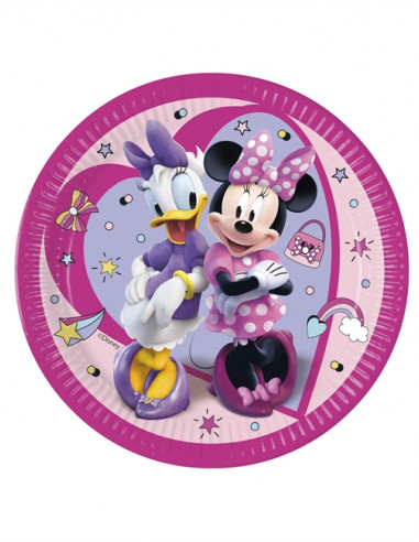8 Assiettes Minnie Mouse