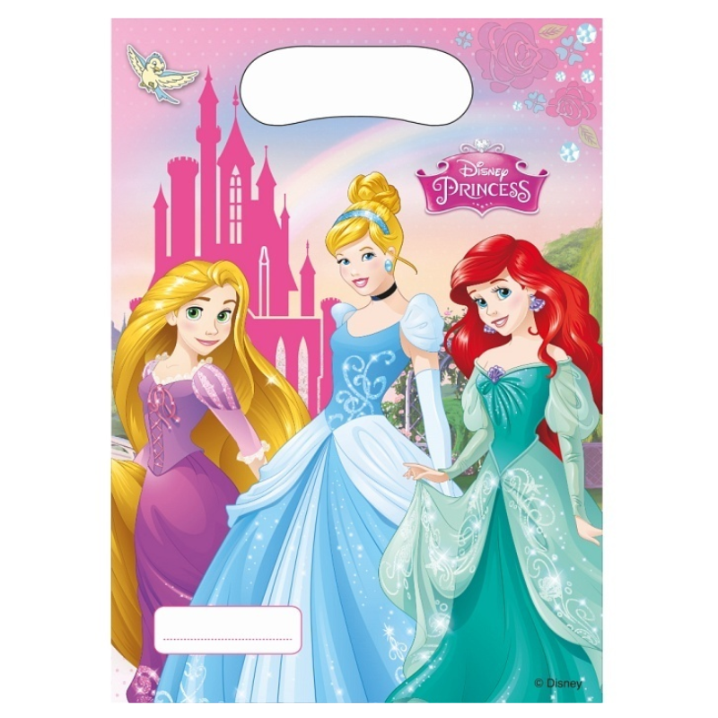 [FOL85005P] "Princess" Party Bags - pack of 6