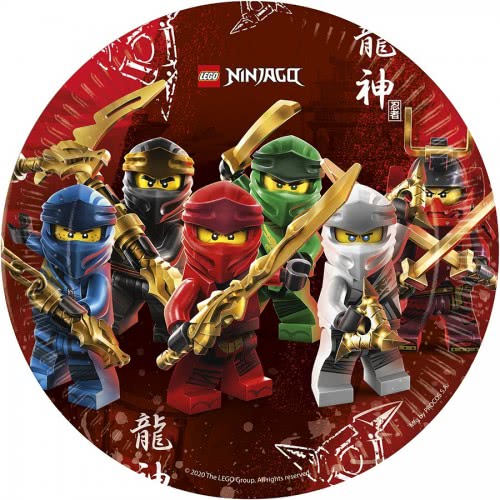 [FOL92239P] 8 plates Lego Ninjago Licence