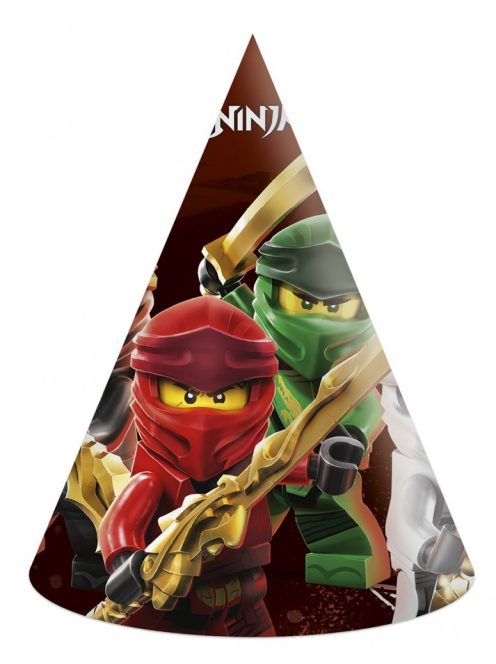 6 Châpeaux de Fête Lego Ninjago Licence