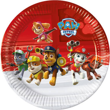 [FOL93435P] PAW Patrol Paper Plates 23 cm, pack of 8