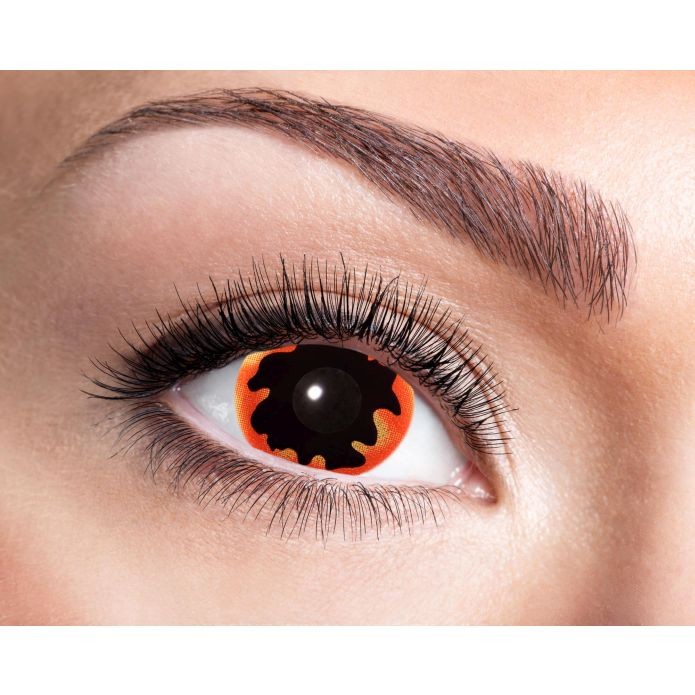 Lentilles Mini Sclera Black Sun - 6 mois
